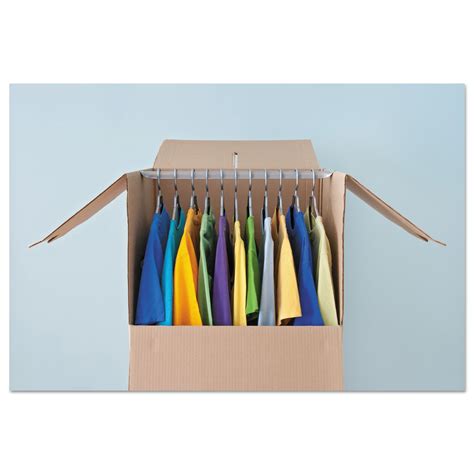 wardrobe boxes with hanger bars